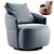 Elegant and Comfortable Alice Armchair 3D model small image 1