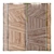 Dark Oak 3D Wall Panel 3D model small image 2