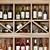 Modern Bar Cabinet Set1 3D model small image 3