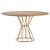 Sleek Dining Set: CIRCUS Table & Dublin Chair 3D model small image 3