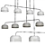 Sleek Aromas Pendant Light 3D model small image 2