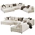 Contemporary Modular Sofa Vancouver 3D model small image 2