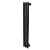 Electric Black Matte Towel Warmer 3D model small image 3