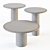 Sleek ECHO Side Tables by COR 3D model small image 3