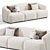 Elegant Sofia Modular Sofa Set 3D model small image 3