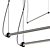 Modern LED Aluminium Pendant Lamp 3D model small image 1