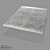 Modern Graphic Belgian Area Rug 3D model small image 2