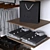 Customizable Wardrobe with Decorative Elements 3D model small image 6