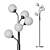 Modern Corner Design Ball Floorlamp 3D model small image 1