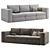 Collin Foam Comfort Sofa Set 3D model small image 3