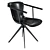 Modern Dining Chair & Table 3D model small image 2
