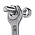 Chrome-Vanadium Wrench Kit 3D model small image 2