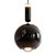 Modern Metal Orb Lamp Fixture 3D model small image 5