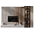  Modern TV Wall Decor Shelf 3D model small image 1