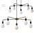 Tribeca Chambers Chandelier, Menu 3D model small image 1