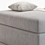 Comfort Foam Ottoman in Granite 3D model small image 2