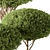 Artificial Topiary Ball Bush Set 3D model small image 2