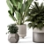  Artisan Stone Pot Indoor Plants 3D model small image 5