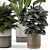  Artisan Stone Pot Indoor Plants 3D model small image 6