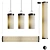 Sleek Aramos Pendant Light 3D model small image 1