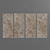 Luxury Stone Marble Brown Tiles 3D model small image 3