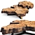 Natural Wood Coffee Tables 3D model small image 9