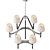 Equestrian Inspired Brass Chandelier 3D model small image 4