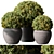 Garden Decor Topiary Ball 624 3D model small image 1