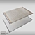 ORITO KAN04-SAND Modern Wool Rug 3D model small image 2