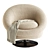 Elegant Swivel Chair Nemo 3D model small image 3