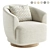 Cozy Contemporary COMO CLUB CHAIR 3D model small image 8