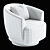 Cozy Contemporary COMO CLUB CHAIR 3D model small image 9