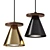 Piet Cone Wood Pendant Lamp 3D model small image 1