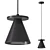 Piet Cone Wood Pendant Lamp 3D model small image 3