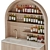 Modern Bar Cabinet Set2 2016 3D model small image 3