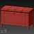 Blanco Shoe Cabinet - Divan.ru 3D model small image 4