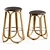 Modern Gres Barstool Set Collection 3D model small image 4