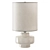 Elegant Orwell Gray Accent Lamp 3D model small image 1