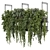 Metal Box Hanging Plant Set 3D model small image 1