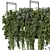 Metal Box Hanging Plant Set 3D model small image 3