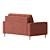 Ines Vertical Sofa: 5 Upholstery Options 3D model small image 4