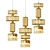 Modern Geometric Pendant Lamp 3D model small image 2