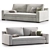 Ethan Foam Comfort Sofa 3D model small image 2