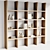 Decor Shelving with Books 3D model small image 3