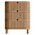 Juliette 3 Drawer Dresser: Urban Sophistication 3D model small image 2