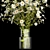 Summer Wildflower Bouquet Set 3D model small image 3