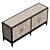 Faux Shagreen Sideboard, UV Unwrapped 3D model small image 5