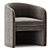 Elegant Modern Lounge Armchair Mairo 3D model small image 2