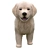 Golden Retriever Puppies Miniatures 3D model small image 9