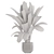 Black Pot Indoor Plant Set 3D model small image 4